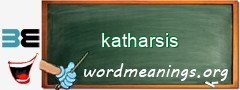 WordMeaning blackboard for katharsis